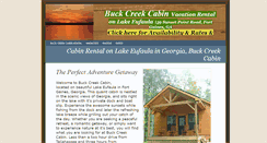 Desktop Screenshot of buckcreekcabin.com