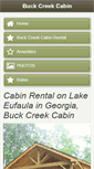 Mobile Screenshot of buckcreekcabin.com